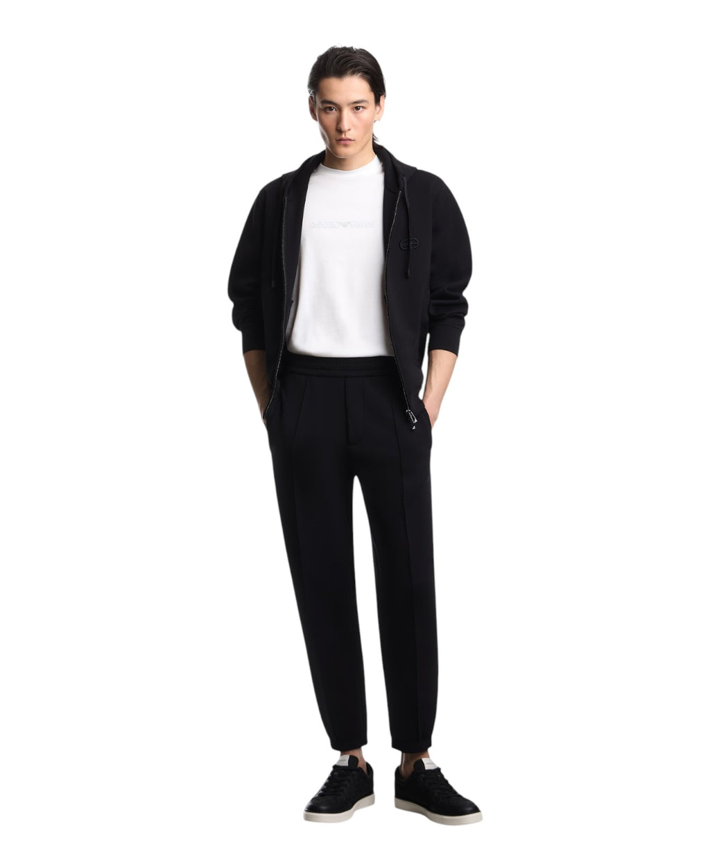 Felpa Emporio Armani Uomo con Cappuccio e Zip
