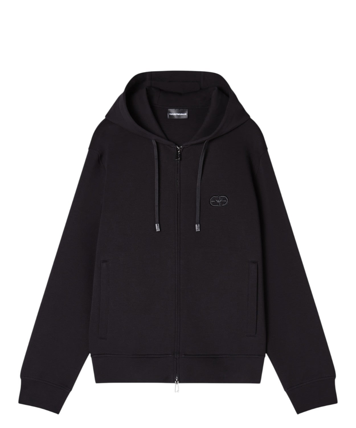 Felpa Emporio Armani Uomo con Cappuccio e Zip