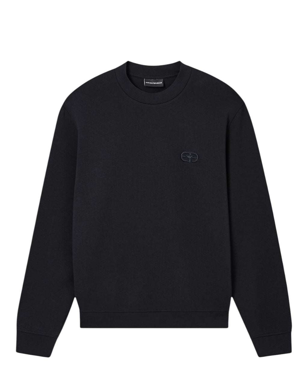 Felpa Emporio Armani Uomo Essentials in Jersey Stretch
