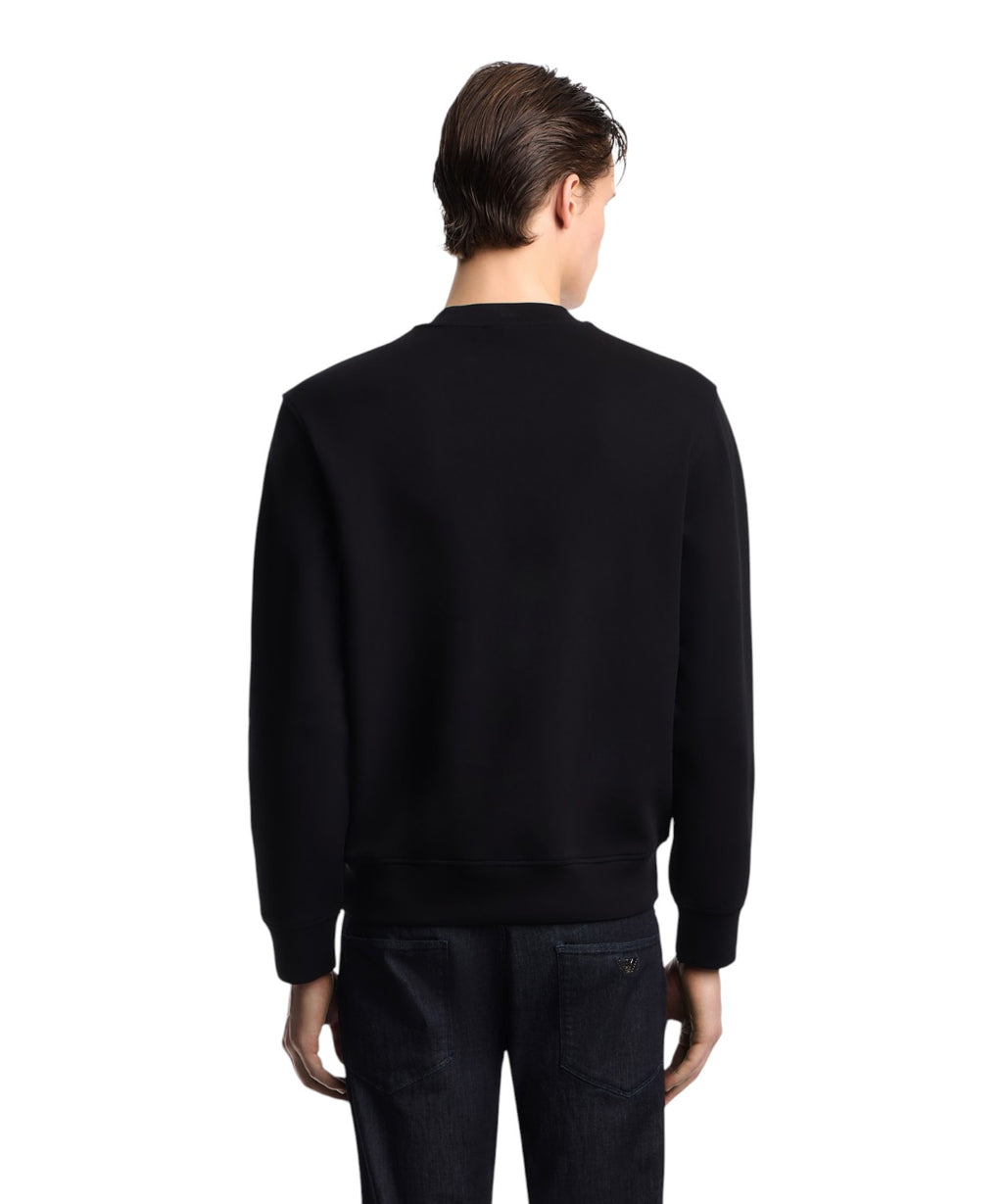 Felpa Emporio Armani Uomo Essentials in Jersey Stretch