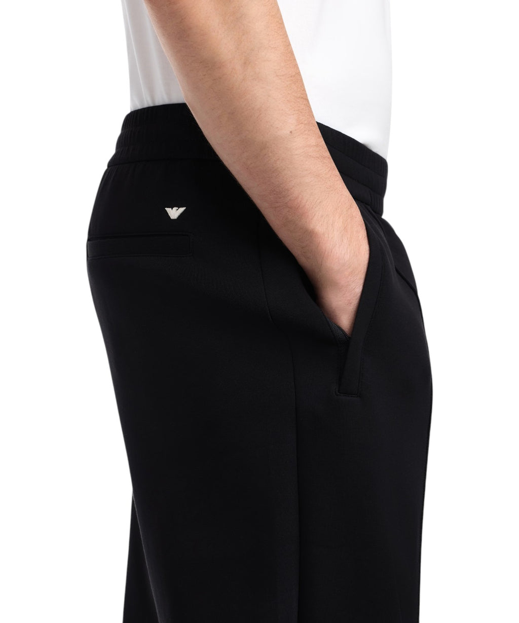 Pantaloni Jogger Emporio Armani Uomo in Double Jersey