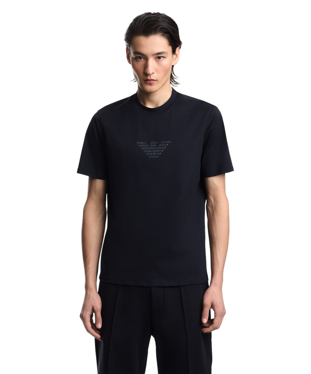 Vyriški marškinėliai iš Pima medvilnės Emporio Armani Essentials
