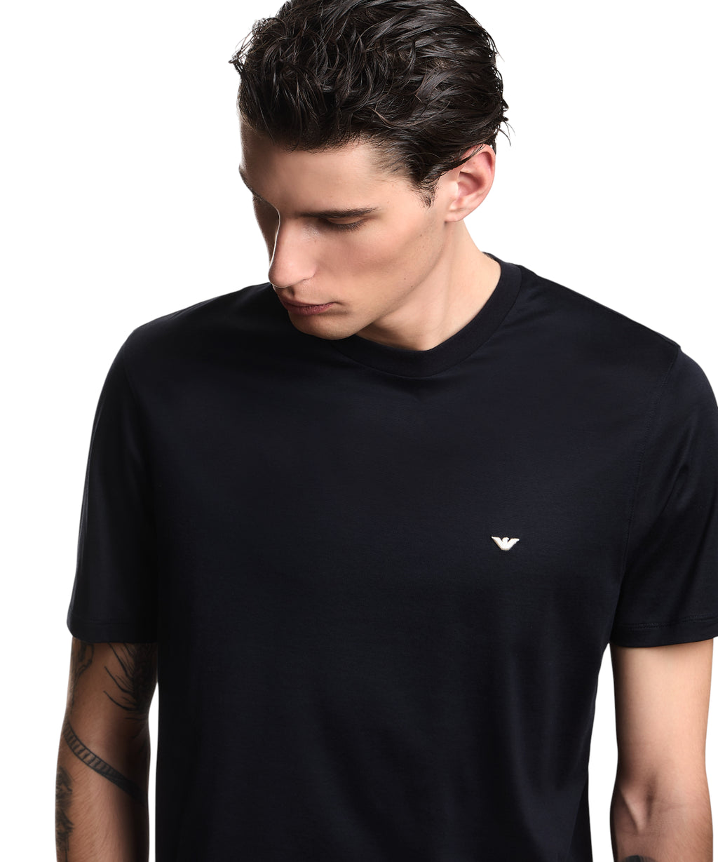 Emporio Armani T-shirt voor heren in Lyocell-jersey