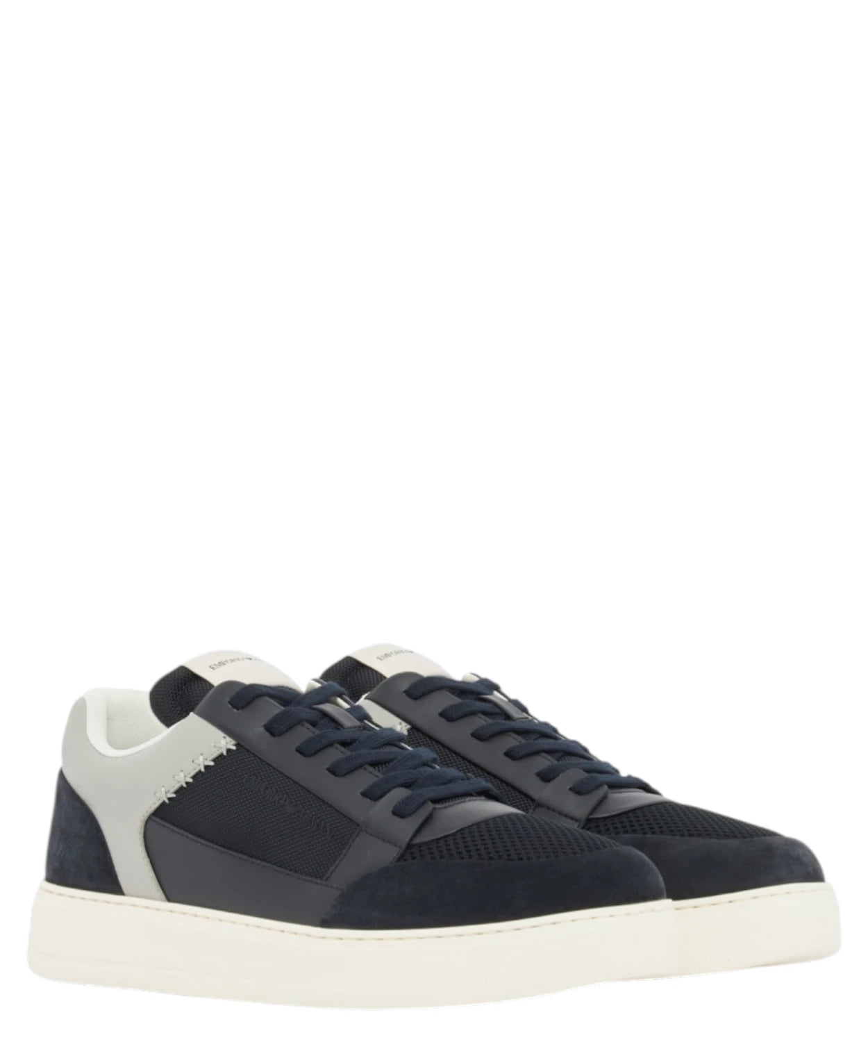 Emporio Armani Sneakers Cordura® in Suede e Mesh