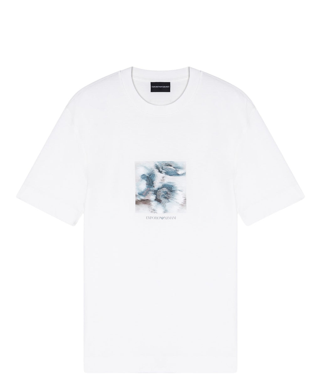 T-shirt Uomo in Jersey Lyocell Emporio Armani