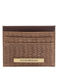 Portacarte in suede embossed ASV Emporio Armani