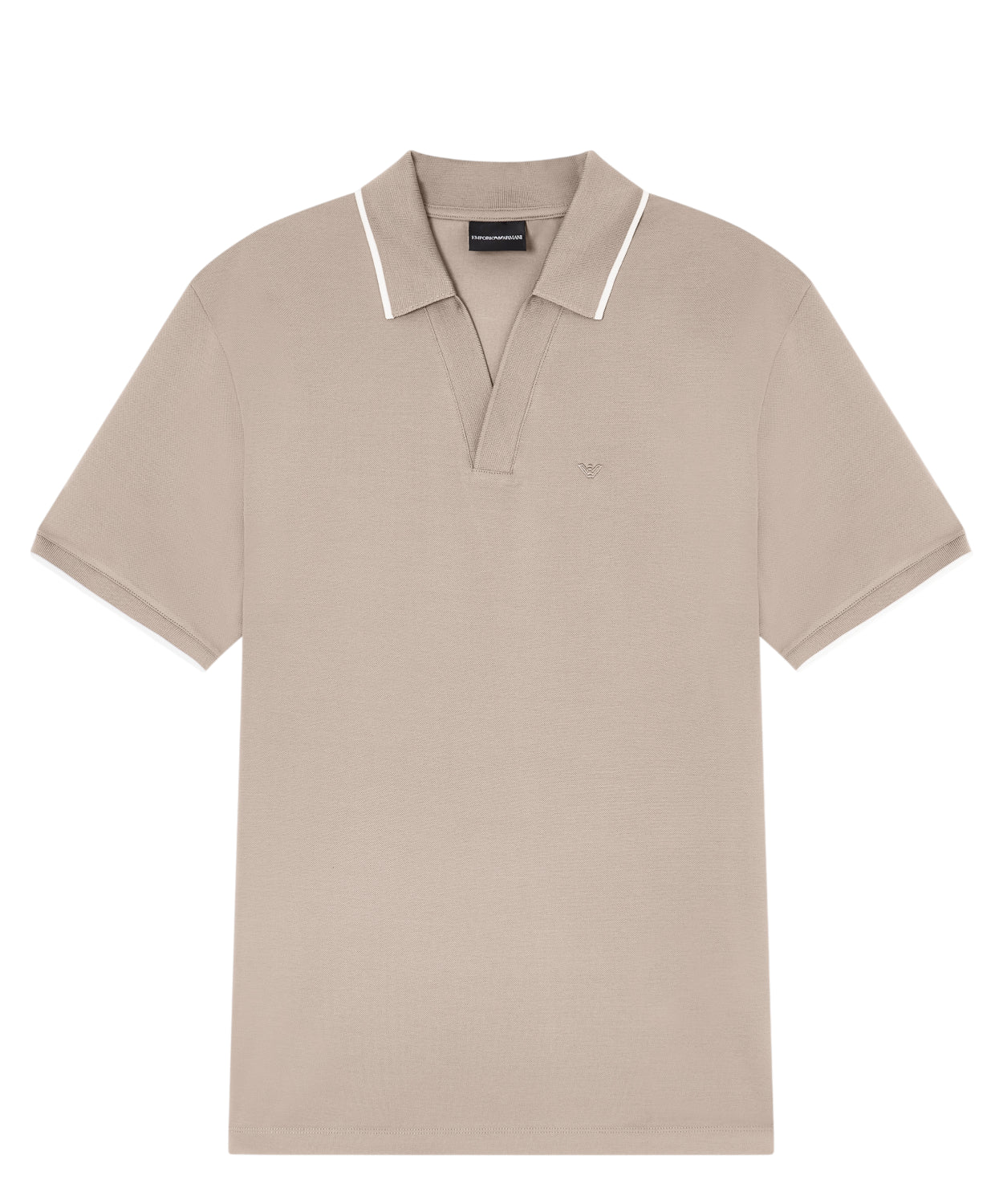 Polo Uomo Piquet Cotone con Scollo a V