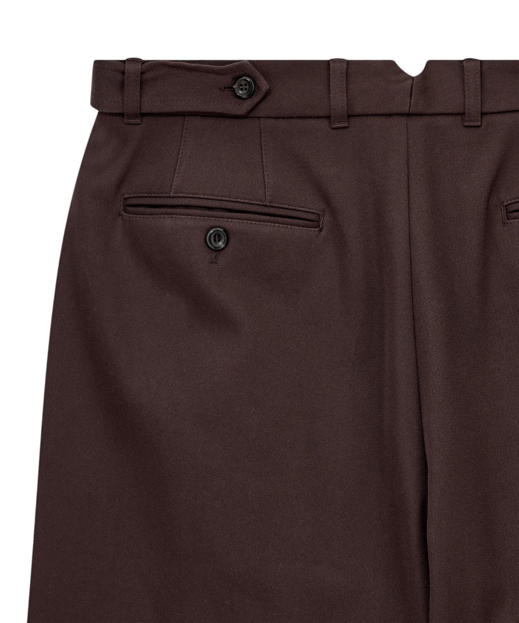 Pantaloni Uomo Cotone Gamba Dritta con Piega