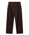 Pantaloni Uomo Cotone Gamba Dritta con Piega