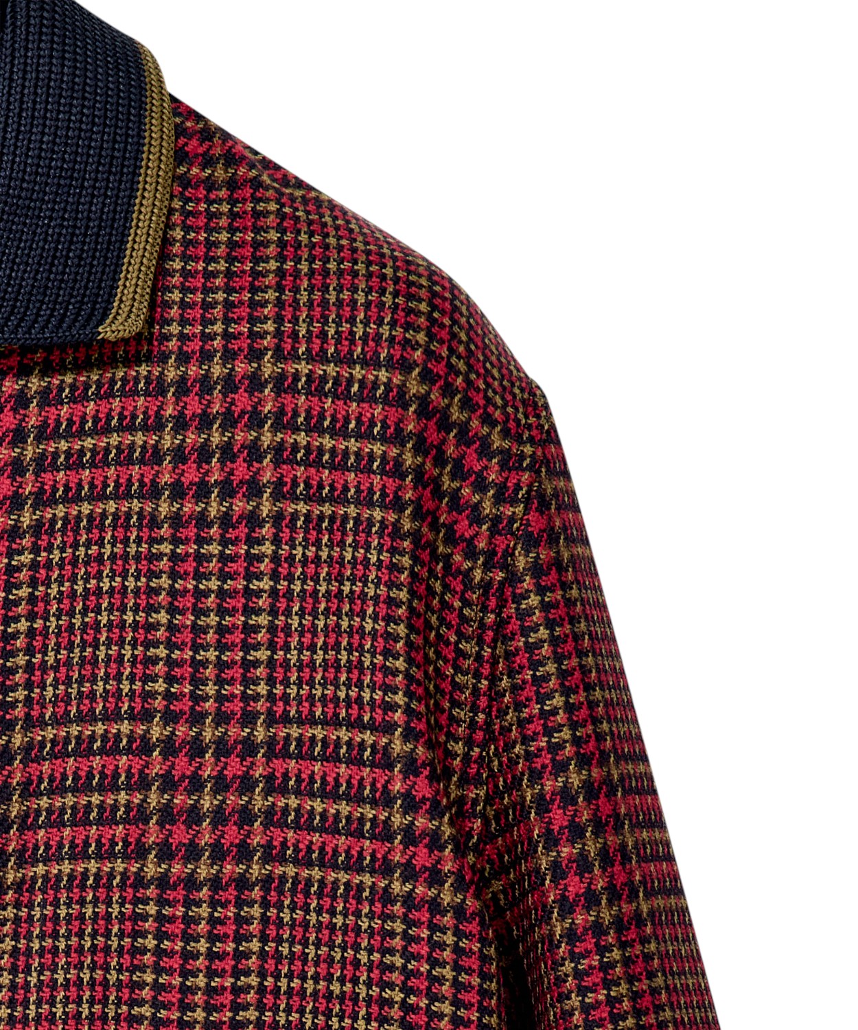 Bomber Uomo Over in Tweed di Lana Vergine
