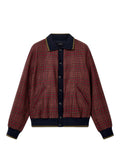 Bomber Uomo Over in Tweed di Lana Vergine