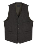 Gilet Uomo in Flanella Compatta di Lana Elegante