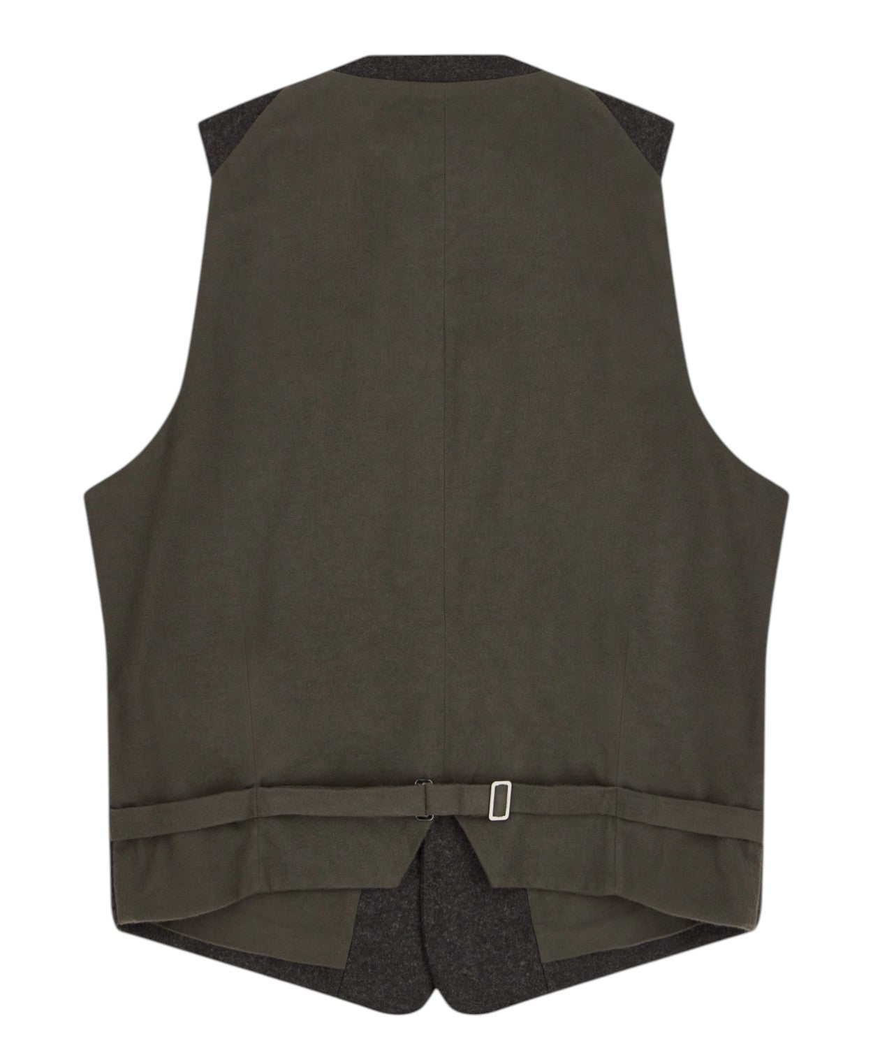 Gilet Uomo in Flanella Compatta di Lana Elegante