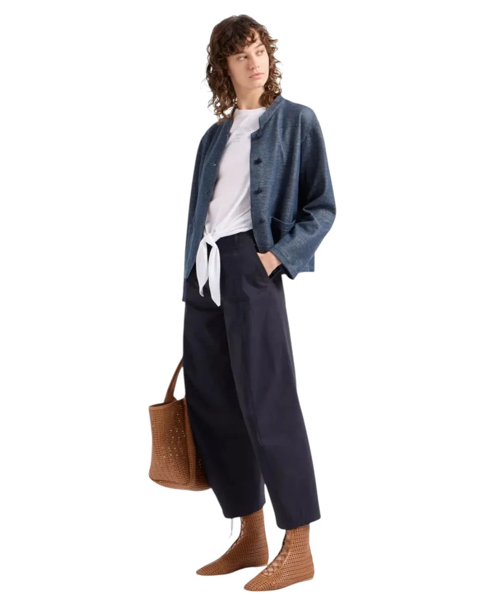 T-shirt in Light Jersey con Nodo-Emporio Armani-T-shirt-Vittorio Citro Boutique