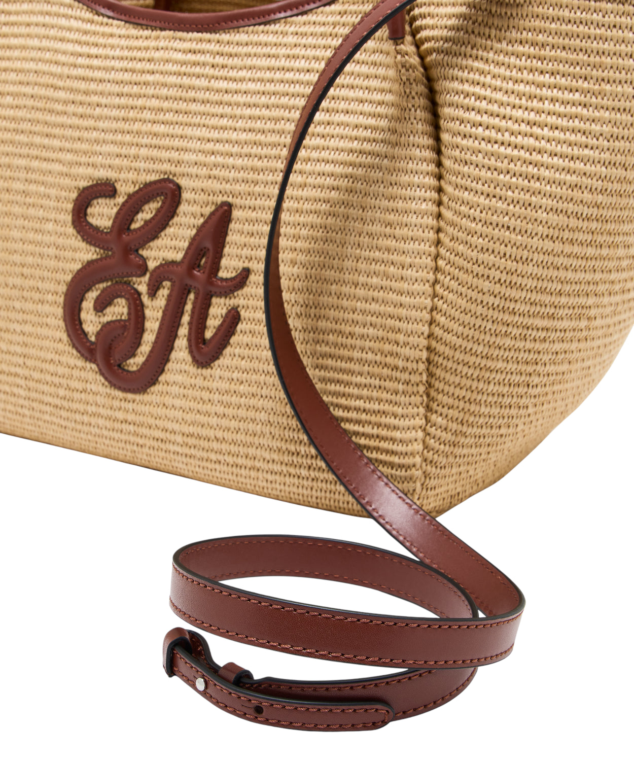 Borse a mano Emporio Armani Shopper Media in Paglia