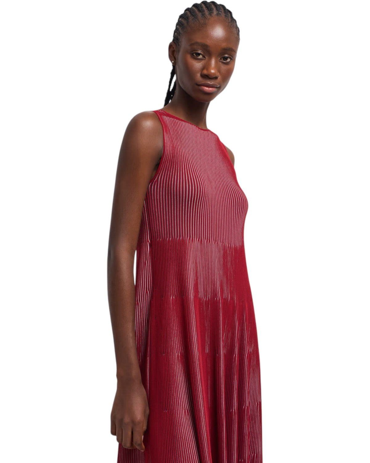 Abito Smanicato Lungo Effetto Vanisé-Emporio Armani-Abiti-Vittorio Citro Boutique