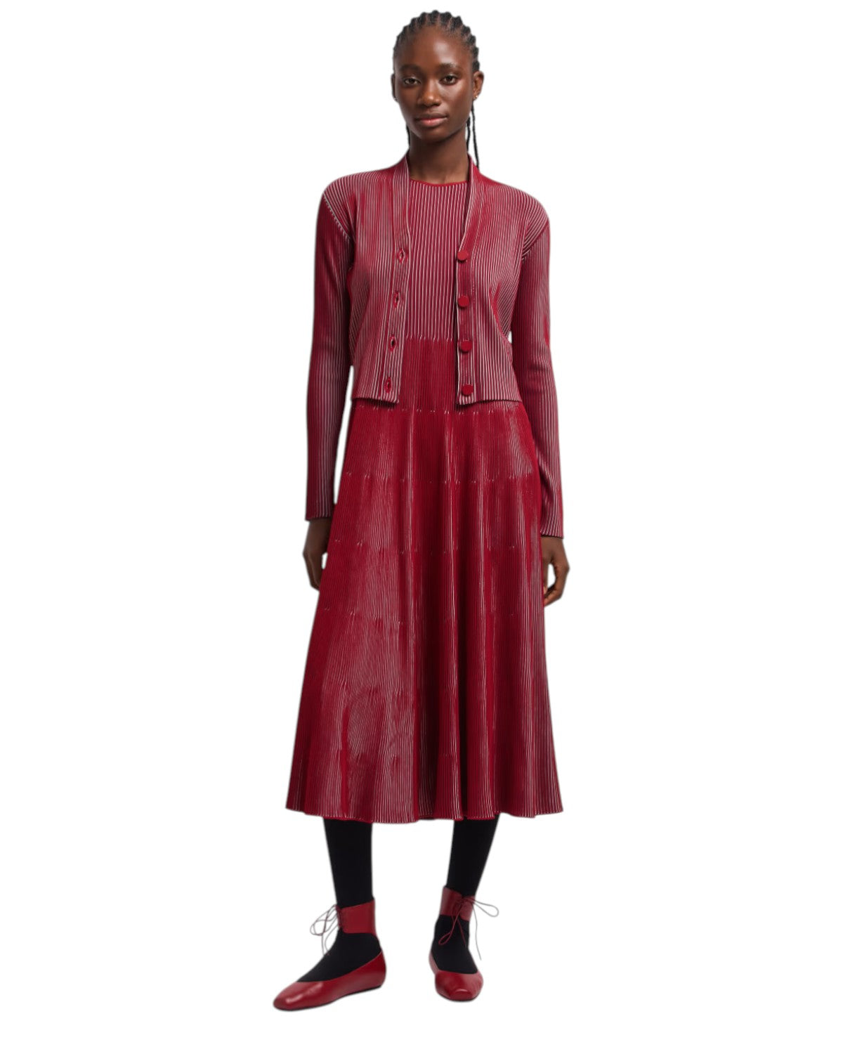 Abito Smanicato Lungo Effetto Vanisé-Emporio Armani-Abiti-Vittorio Citro Boutique