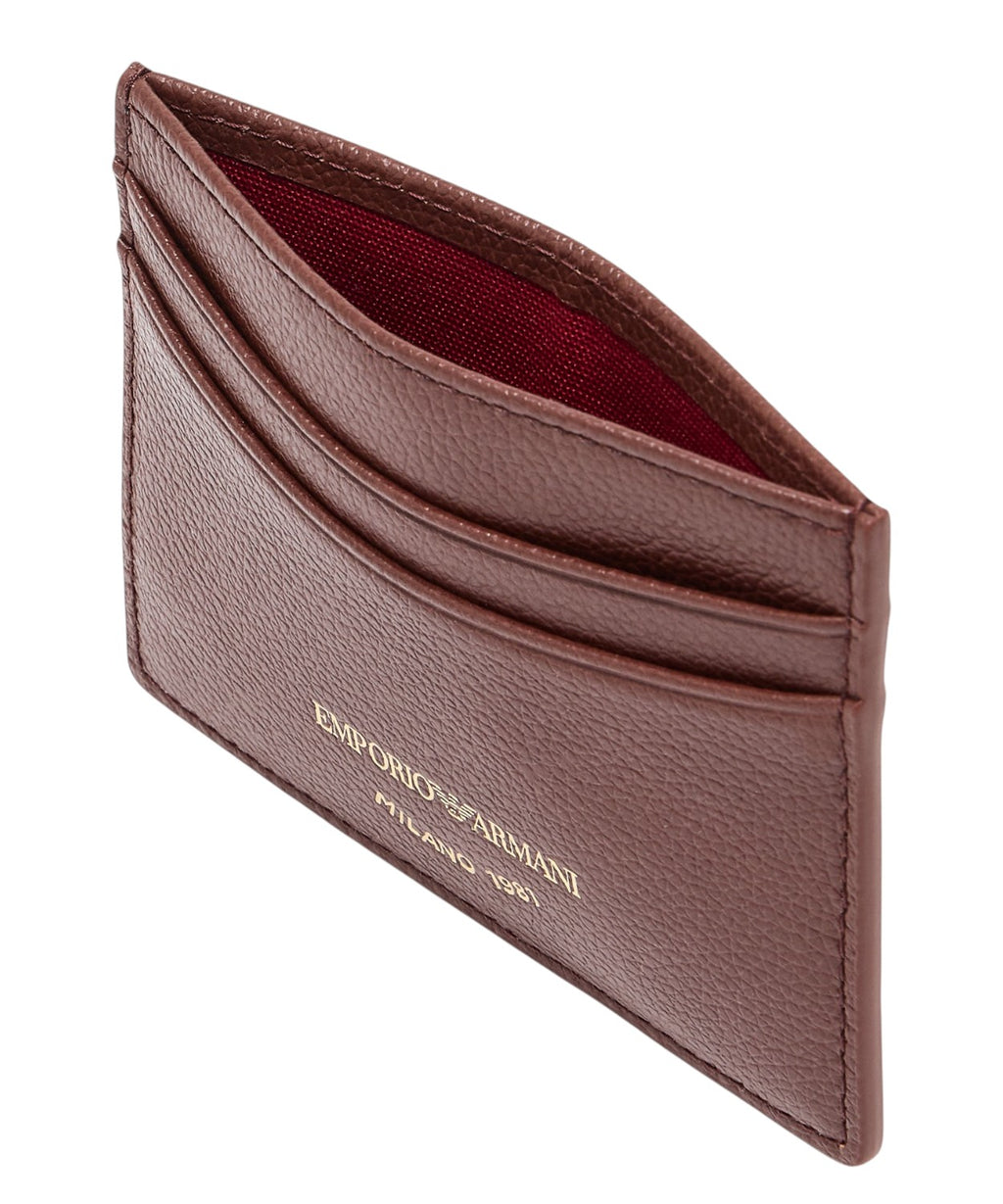 Portacarte Pelle Bovina Bottalata con Logo