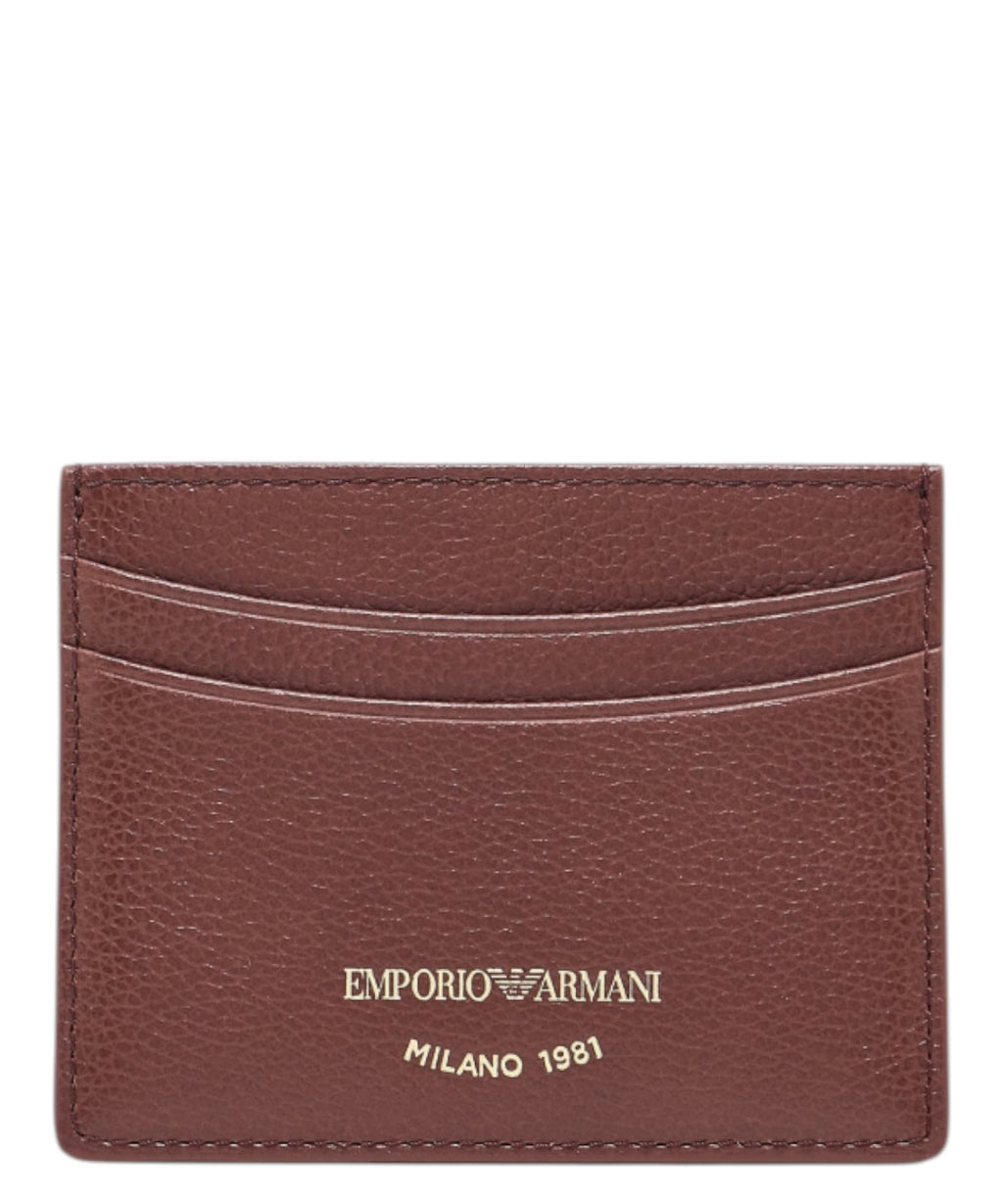 Portacarte Pelle Bovina Bottalata con Logo