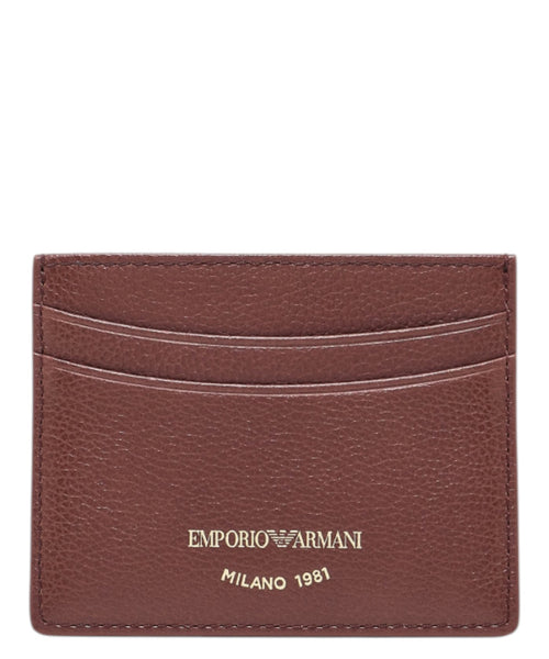 Portacarte Pelle Bovina Bottalata con Logo