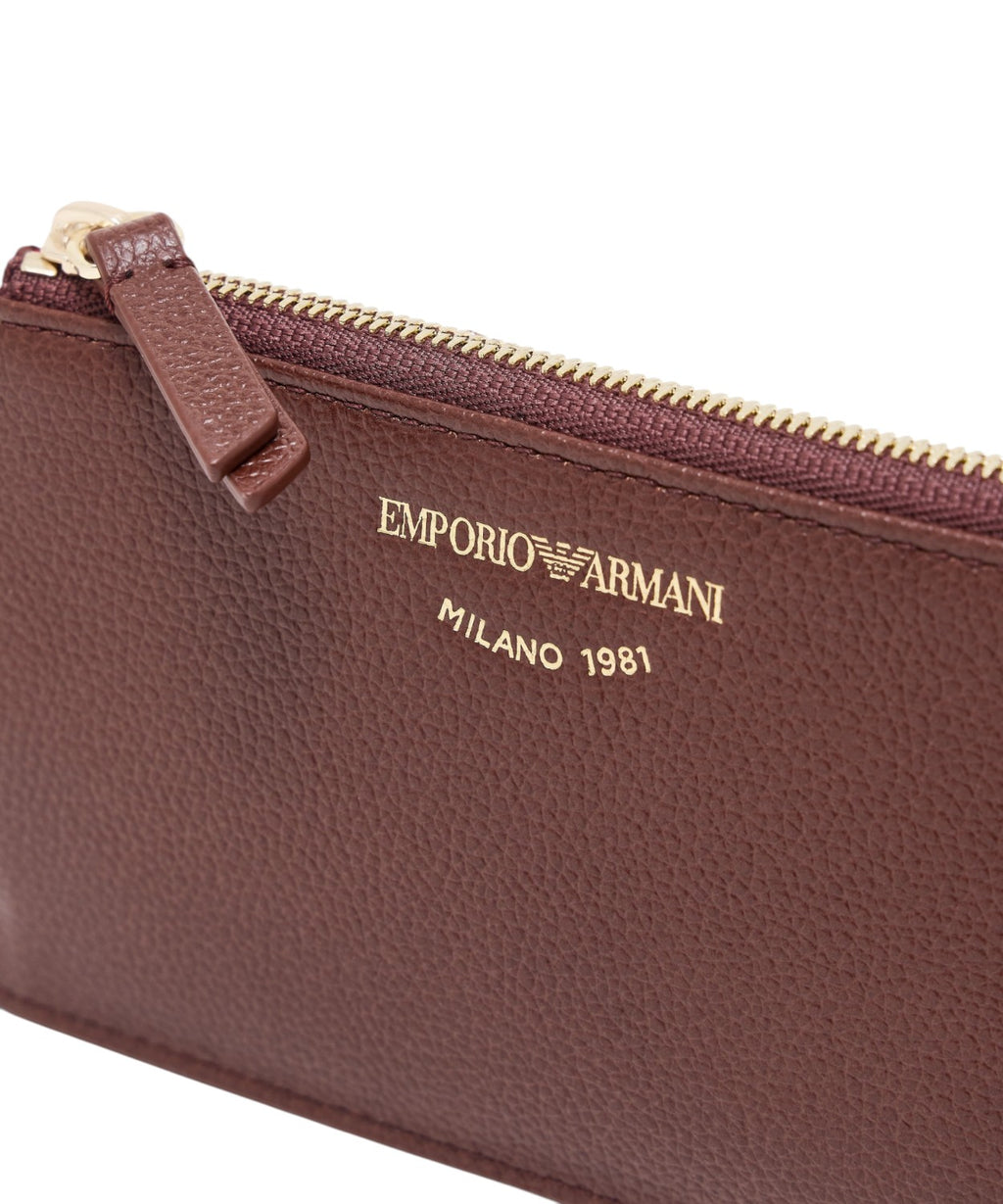 Portacarte Emporio Armani in Pelle Bottalata con Zip