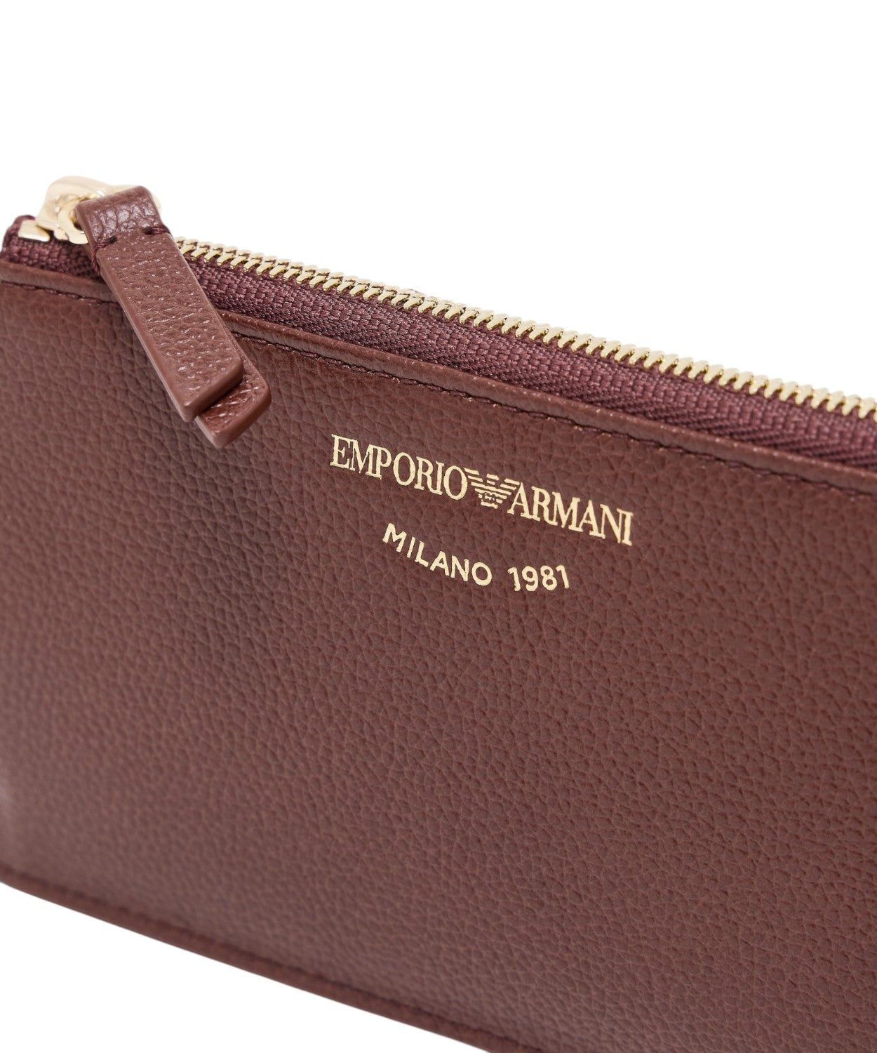 Portacarte Emporio Armani in Pelle Bottalata con Zip