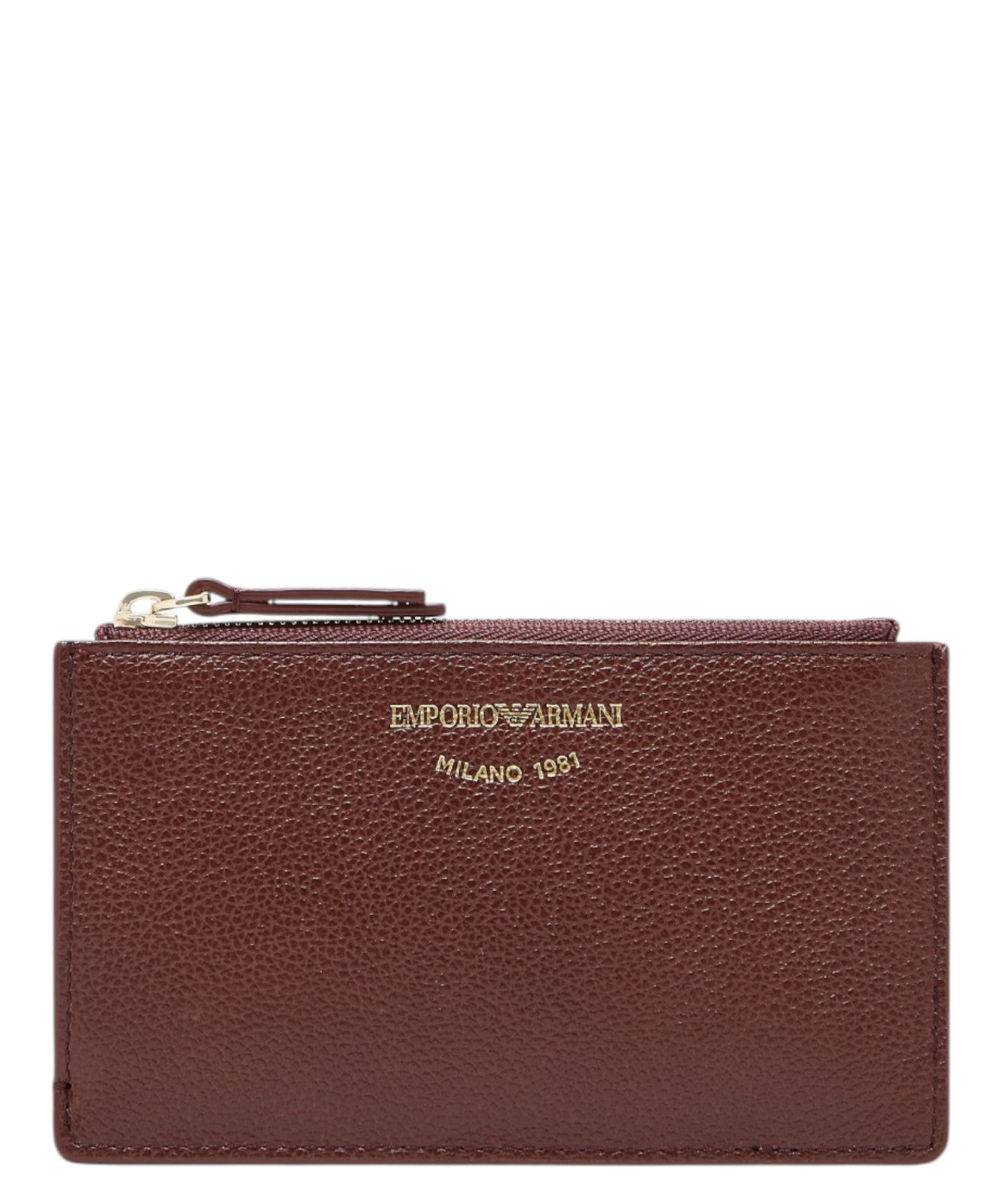 Portacarte Emporio Armani in Pelle Bottalata con Zip