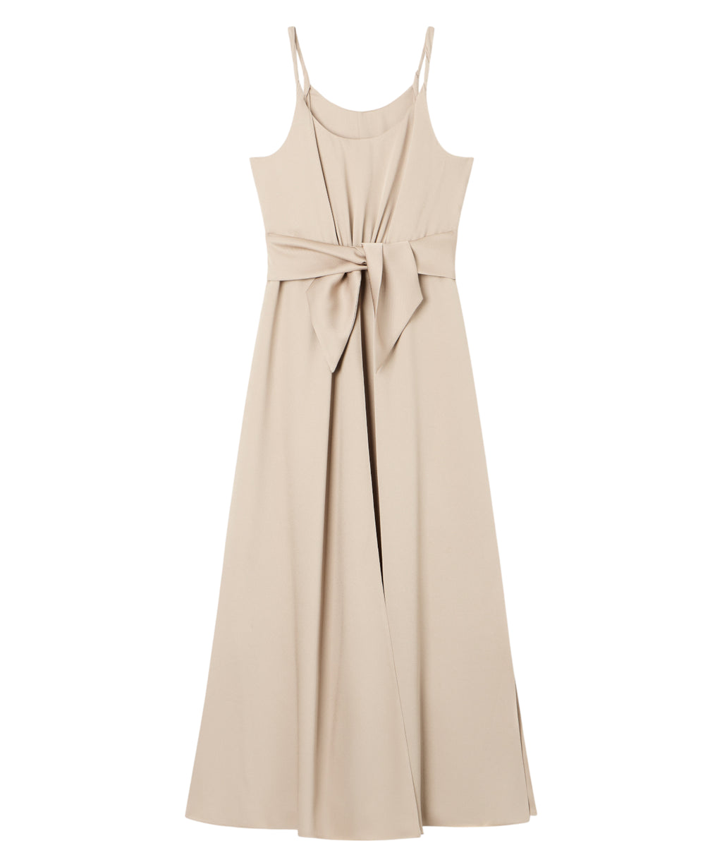 Emporio Armani Abito Lungo Donna con Nodo