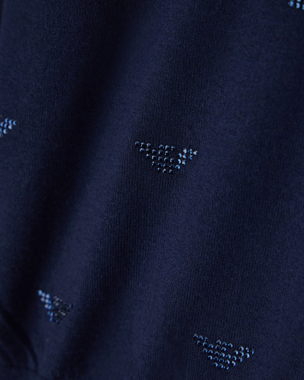 Pullover Donna in Lana Vergine con Strass
