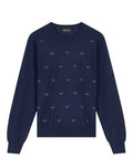 Pullover Donna in Lana Vergine con Strass