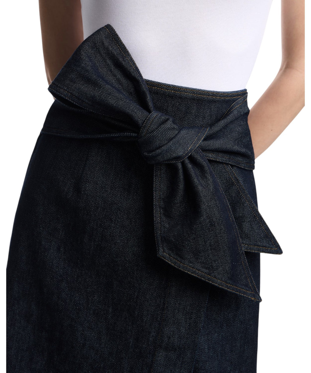 Gonna Denim di Cotone Regular Fit per Donna
