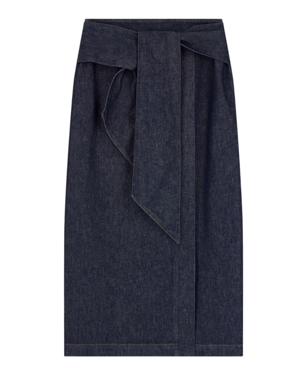 Gonna Denim di Cotone Regular Fit per Donna