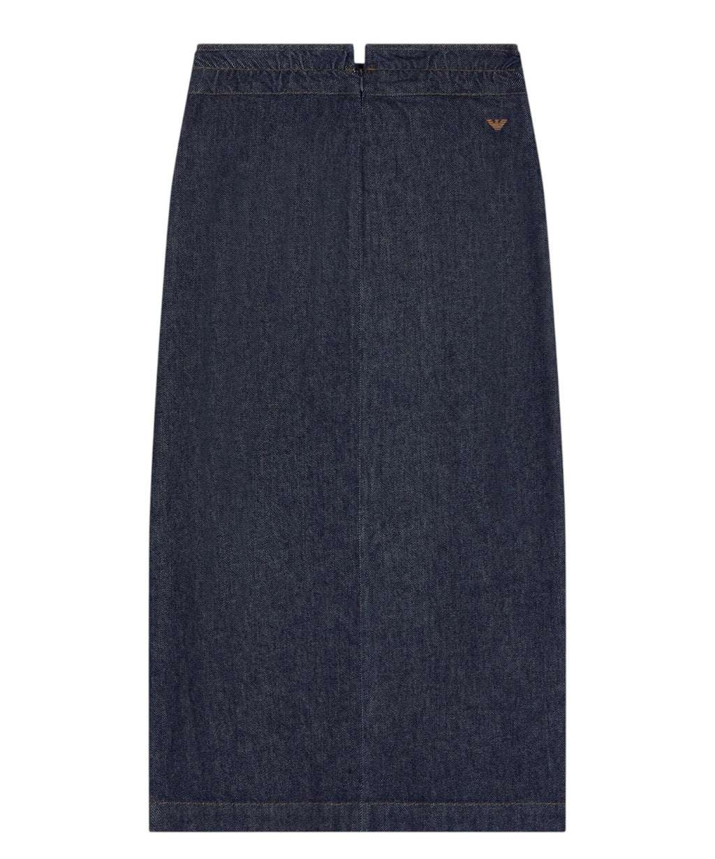 Gonna Denim di Cotone Regular Fit per Donna