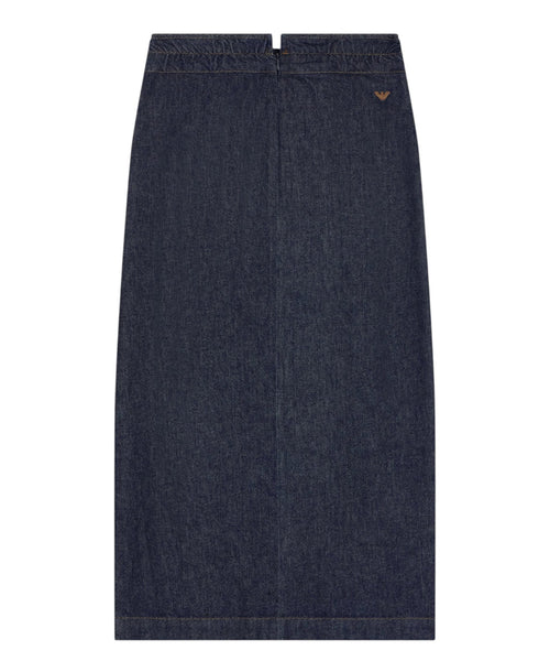 Gonna Denim di Cotone Regular Fit per Donna