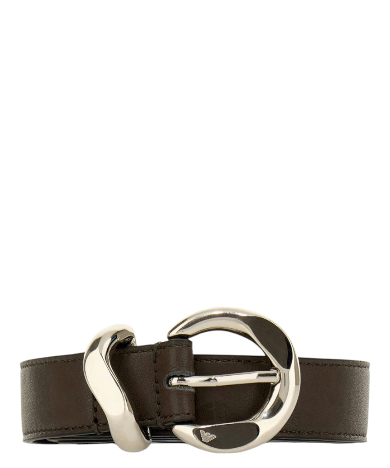 Cintura Pelle Bovina con Fibbia in Metallo Elegante