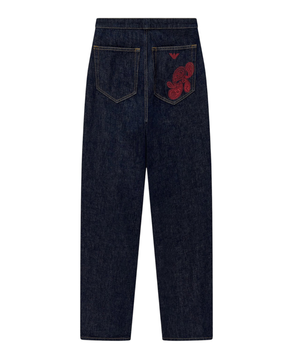 Jeans Emporio Armani Donna con Ricamo Paisley