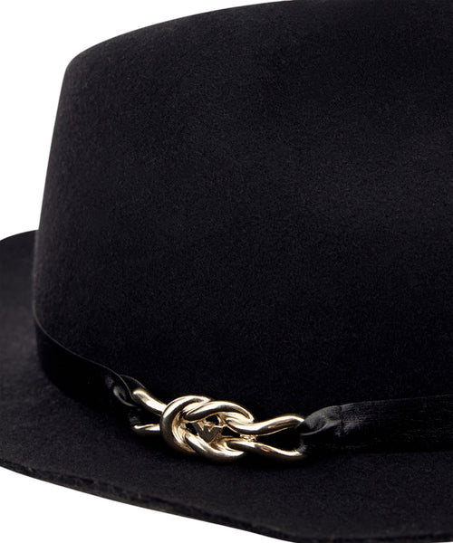 Fedora in Lana Merino Made in Italy con Catena Metallica