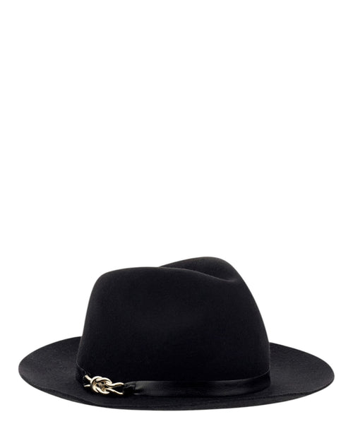 Fedora in Lana Merino Made in Italy con Catena Metallica