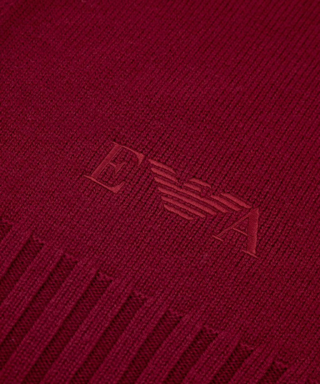 Sciarpa in Lana Vergine Made in Italy con Logo