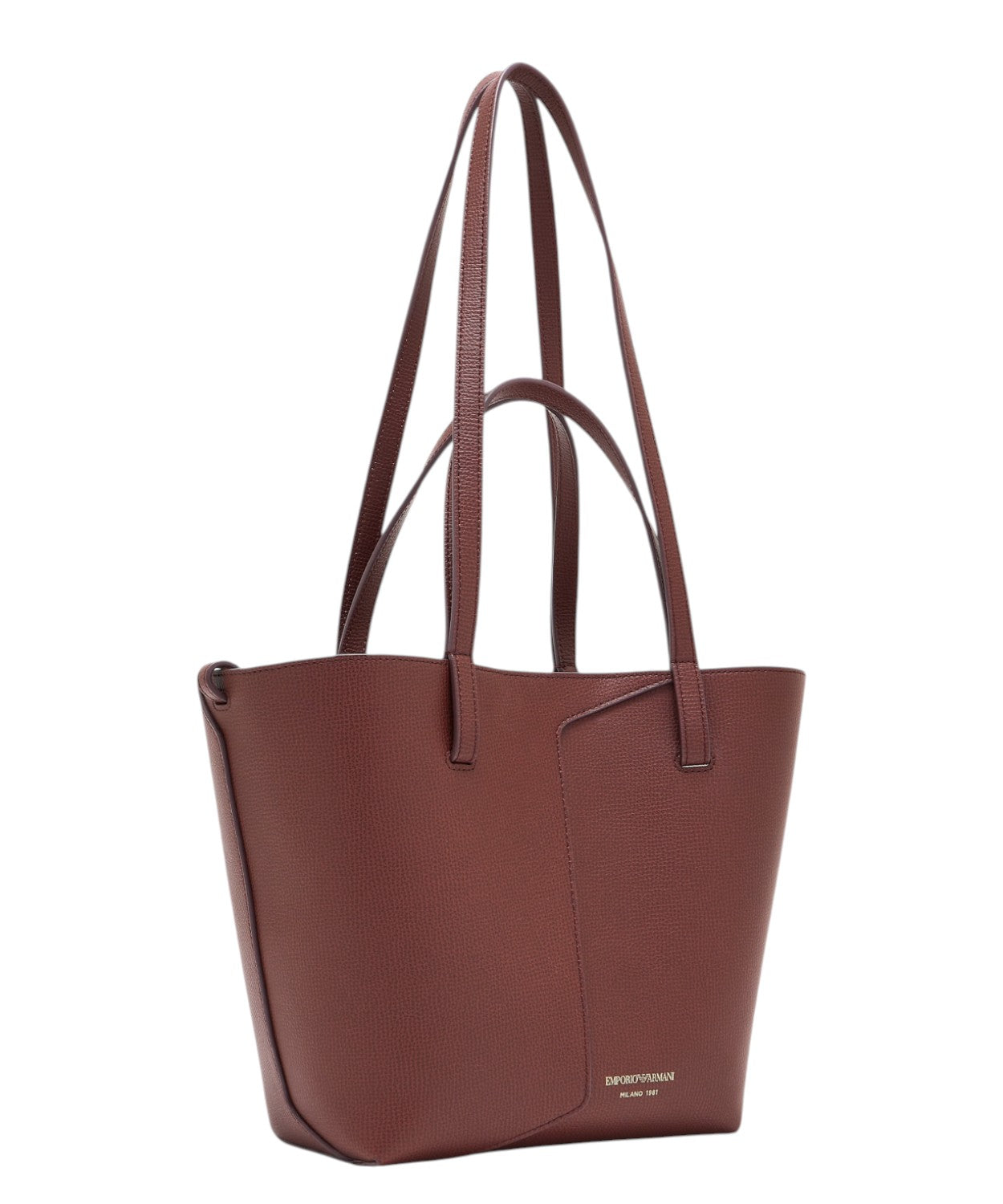 Borsa Emporio Armani 1981 Tote Bag in Pelle