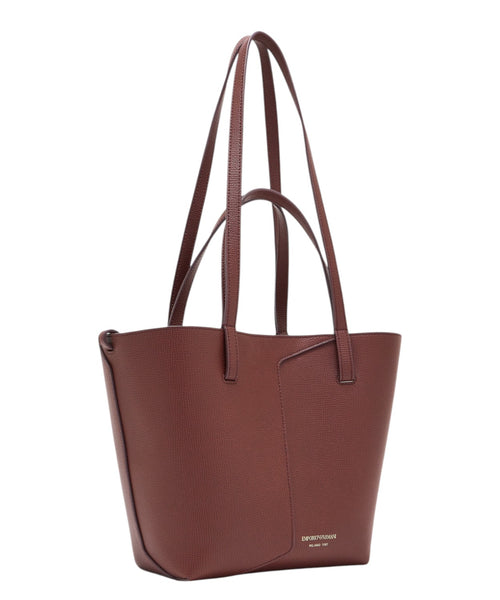 Borsa Emporio Armani 1981 Tote Bag in Pelle