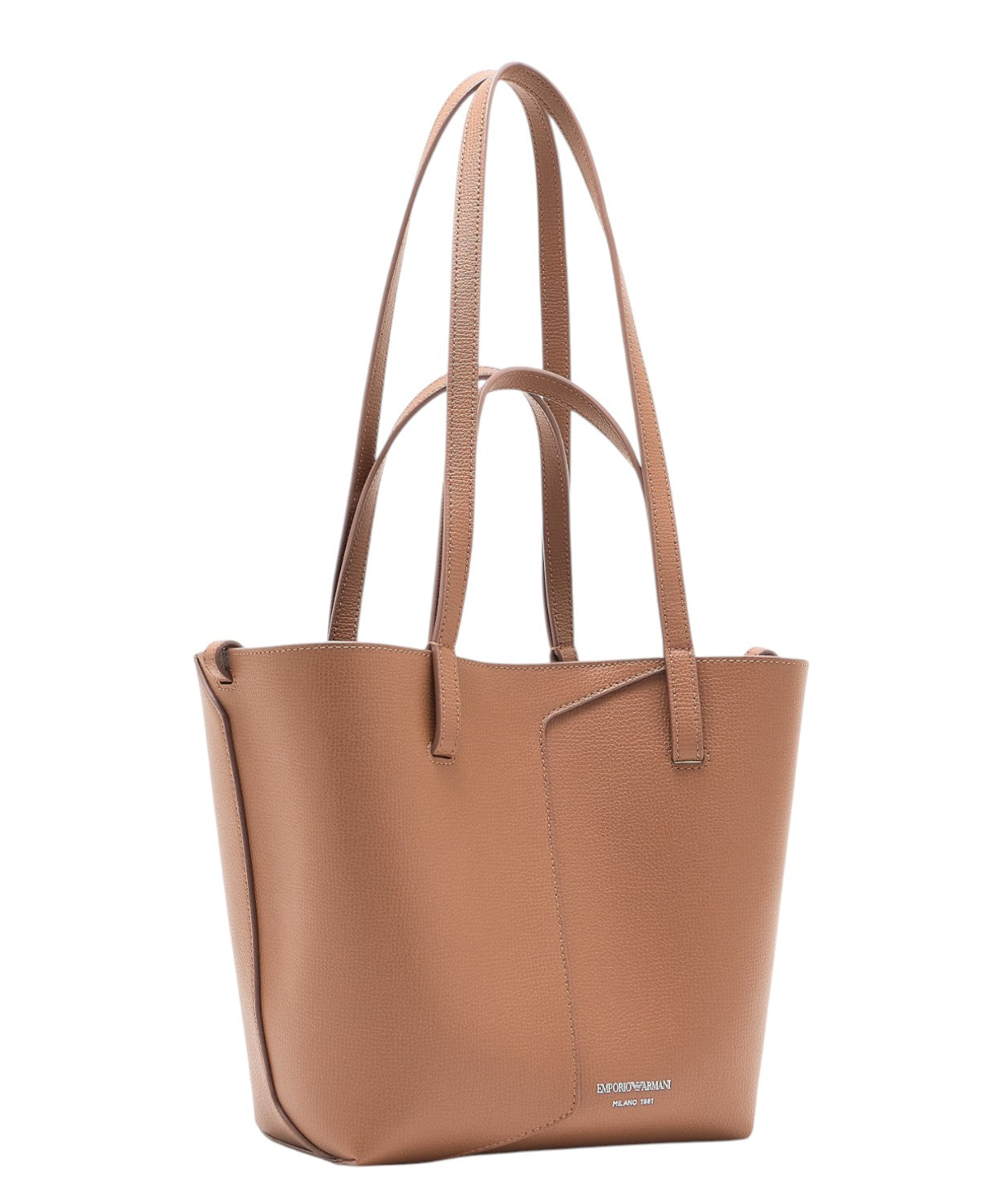 Borsa Emporio Armani 1981 Tote Bag in Pelle Elegante