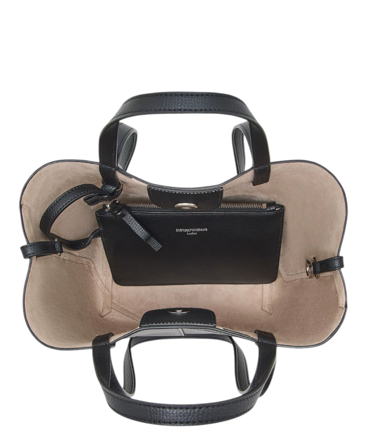 Borsa Emporio Armani 1981 Tote Bag in Pelle