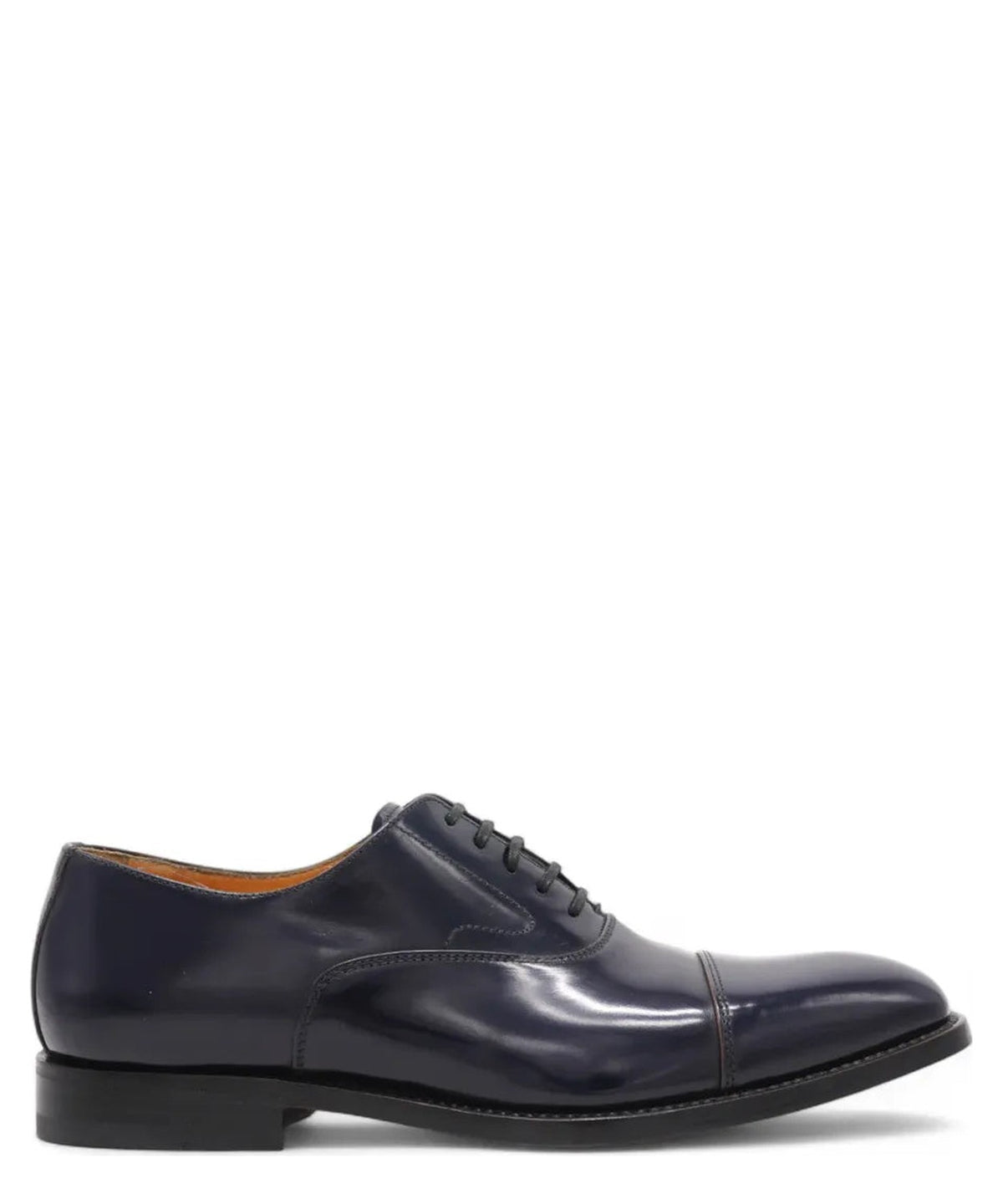 Scarpe Derby in Pelle Antik Blu-Graziano Salvatelli-Stringate-Vittorio Citro Boutique