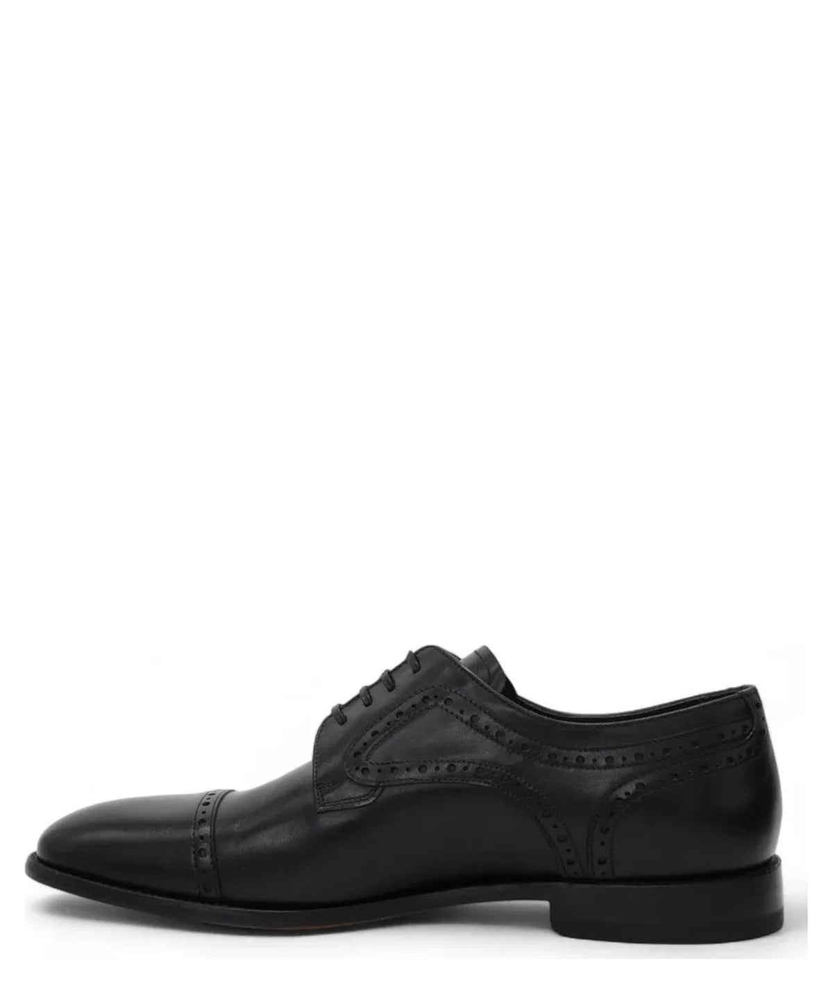 Scarpe Derby in Vitello Nero-Graziano Salvatelli-Stringate-Vittorio Citro Boutique