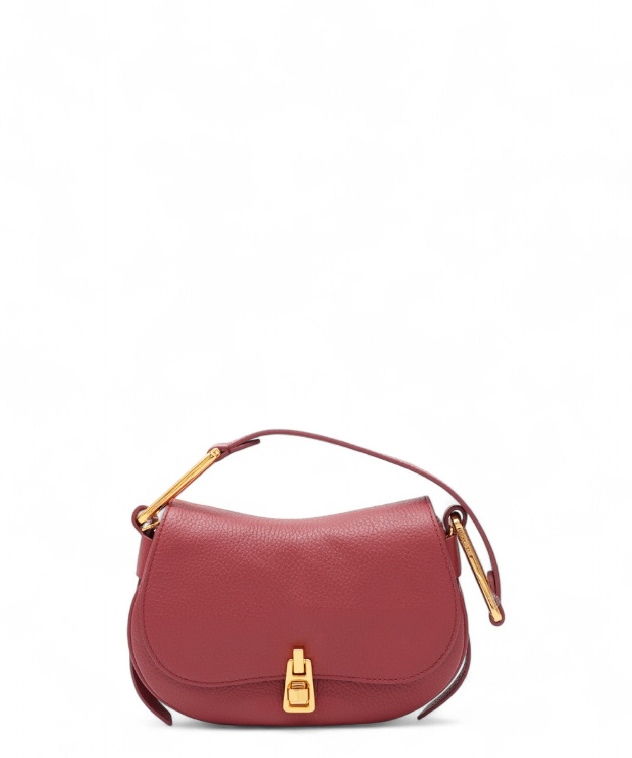 Borsa a spalla in pelle martellata-Coccinelle-Borse a spalla-Vittorio Citro Boutique