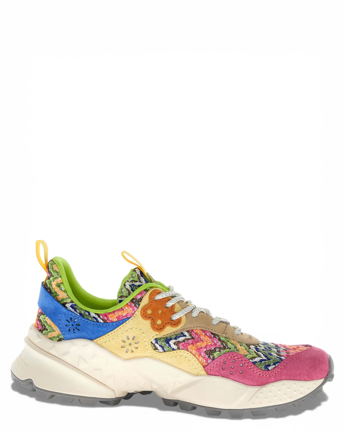 Sneakers Kotetsu suede e knitted jacquard