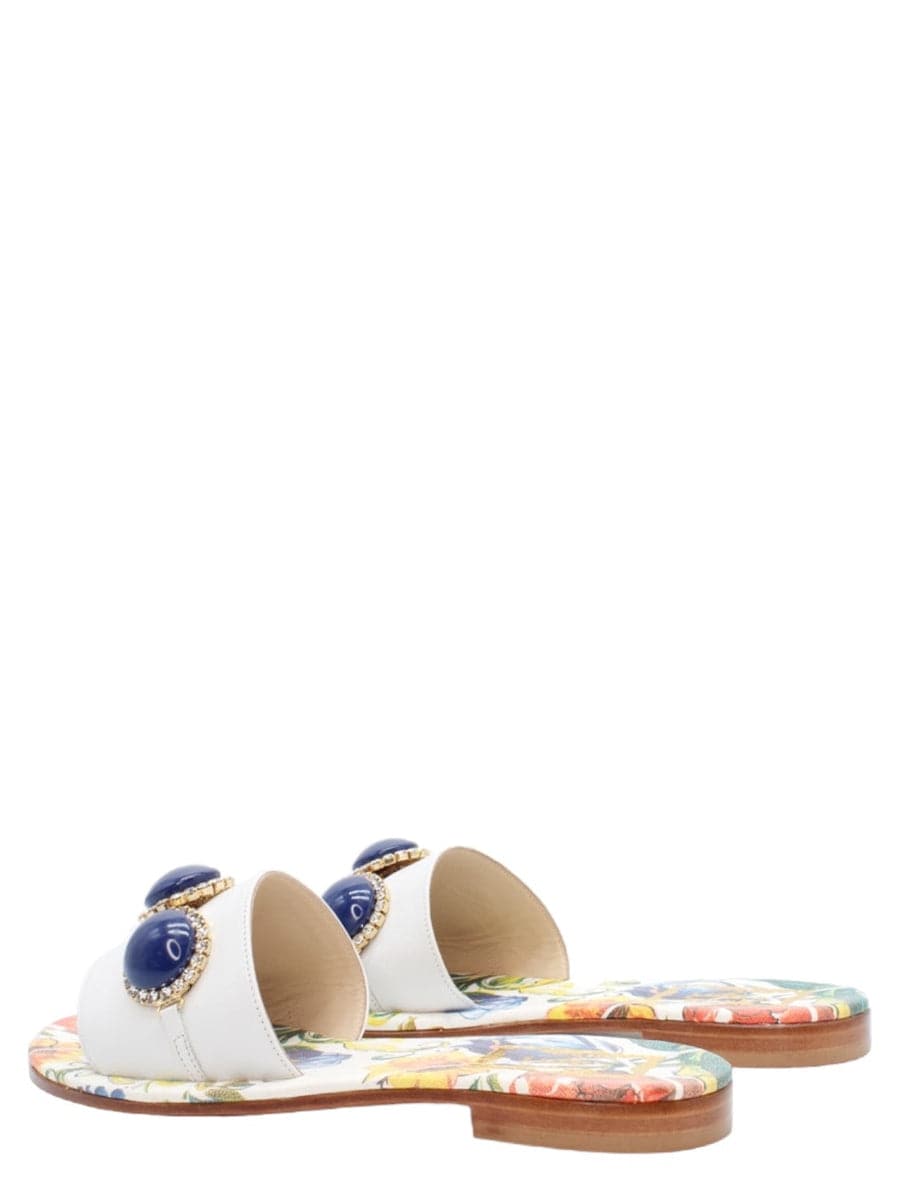 Ciabatta capresi con pietre-Capri Vittorio Citro-Ciabatte-Vittorio Citro Boutique