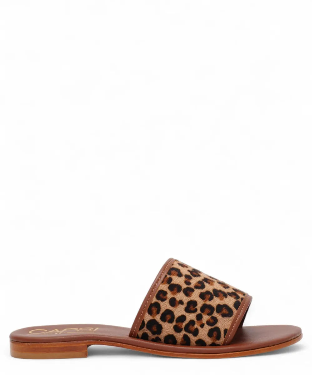 Sandalo Capri Artigianale Animalier a Fascia-Capri Vittorio Citro-Ciabatte-Vittorio Citro Boutique