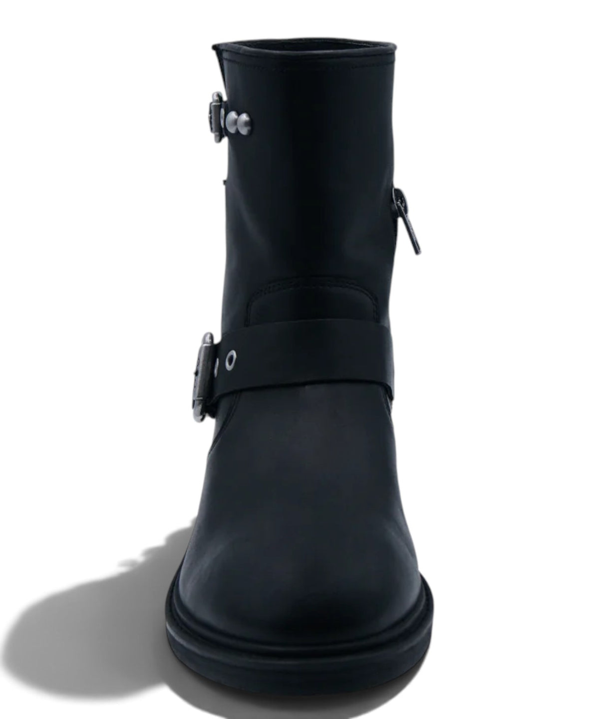 Stivaletti ASH Flame Lily Moto Bootie in Pelle con Fibbie